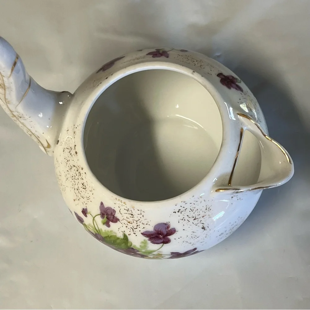 Vintage Floral Lefton China Creamer
